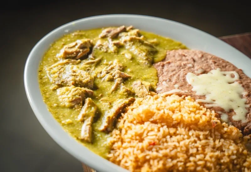 Chile Verde at Cabos Mexican Restaurant